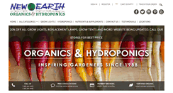 Desktop Screenshot of newearthgardencenter.com